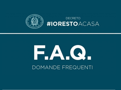 Le faq del Governo sul decreto #Iorestoacasa