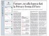 E-fattura: niente banca dati dell’Agenzia delle Entrate